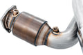 AWE Performance Exhaust and High-Flow Cat Sections for Porsche 991.2 Turbo - With Chrome Silver Quad Tips