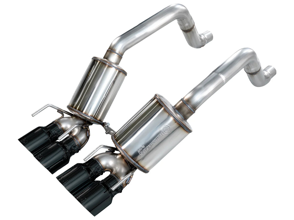 AWE Tuning silver axle-back exhaust