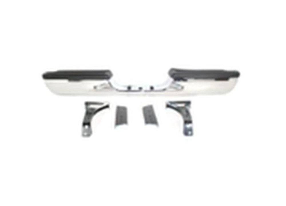 REAR BUMPER ASSEMBLY W/DUAL EXH; W/O PARKING SENSOR; W/LIC/LAMPS; CHROME; DODGE RAM 1500 0911