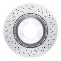 DFC 13-19 Porsche 911 Right Rear Drilled Hi-Carbon Alloy Geomet Coated Rotor