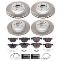 Power Stop 13-15 BMW X1 Front and Rear Semi-Coated Rotor Kit