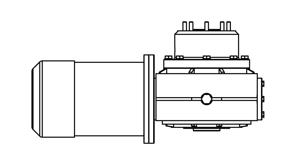 V8 24V 2.5KW M/GEARBOX TYPE M