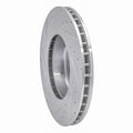 R1 Concepts Brake Rotor Drilled and Slotted Silver Fits BMW Z4