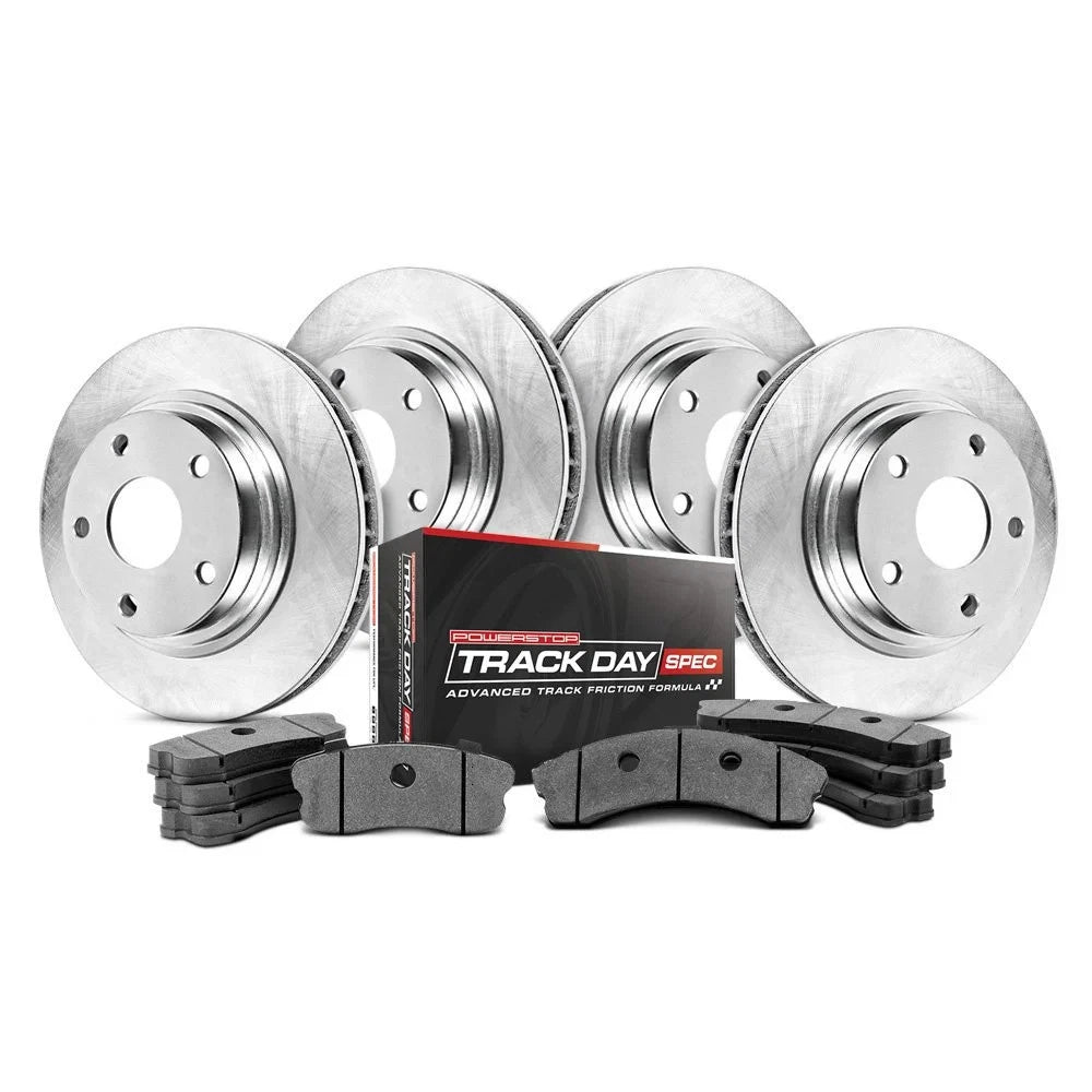 Power Stop 98-99 Acura CL Front & Rear Track Day SPEC Brake Kit