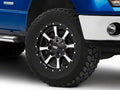 MO970 18X9 6X135/5.5 12MM GLOSS BLACK W/ MILLED LIP
