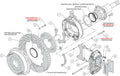 Wilwood Mopar/Dana Rear Kit Green/Snap Ring 2.36