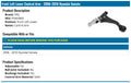 CONTROL ARM W/O BALL
