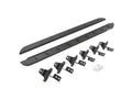 RB10 Slim Line Running Boards With Mounting Brackets Curved Textured Black 2018-2026 Jeep Wrangler Go Rhino