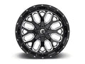 ~(47 lbs. 25X25X13)~ TITAN 22x10 6x135.00/6x139.70 GLOSS BLACK MILLED (-18 mm)