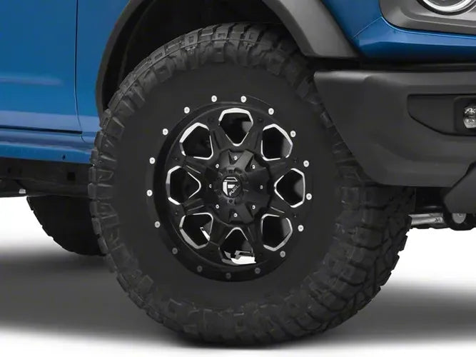 ~(33 lbs. 20X20X12)~ BOOST 17x9 6x135.00/6x139.70 MATTE BLACK MILLED (20 mm)