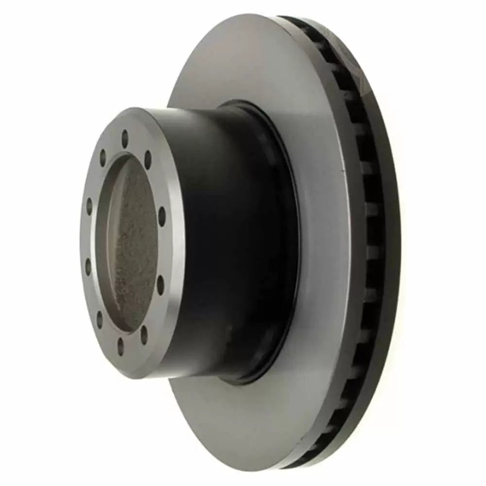 R1 88-98 Ford F59 Commercial Stripped Chassis Front Right Drilled & Slotted Black Brake Rotor