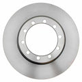 R1 88-98 Ford F59 Commercial Stripped Chassis Front Right Drilled & Slotted Black Brake Rotor