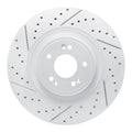 DFC 18-20 Genesis G80 Front Left Drilled & Slotted Geoperformance Rotor