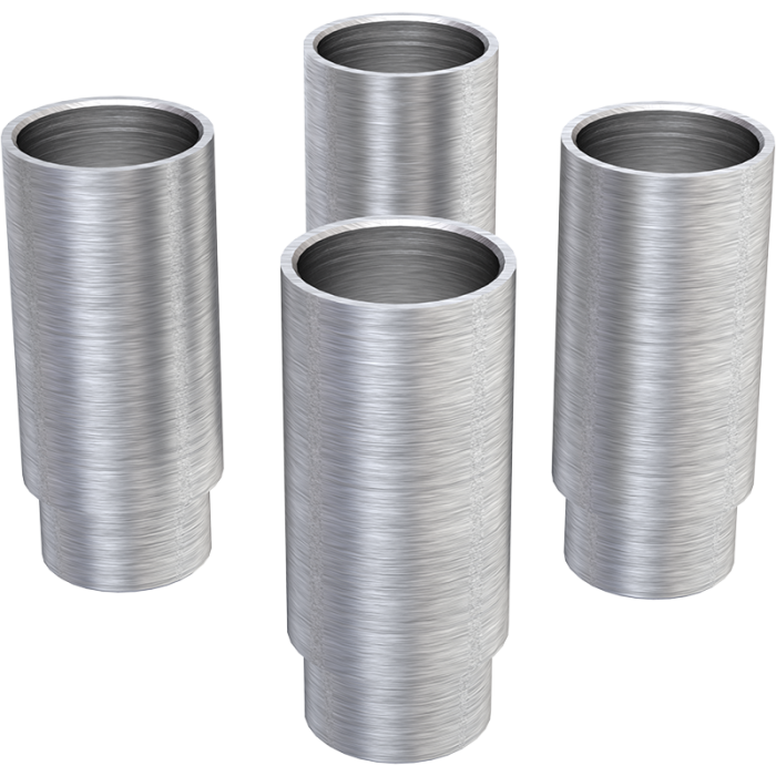 2POST STACKING TRUCK/VAN ADAPTER/125MM/60MM PIN/SET OF 4