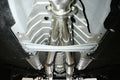 Megan Racing axle-back exhaust detail