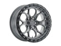 Weld 17x9 Ledge 6 6x135 ET-12 BS 4.50 Satin GUN / Satin BLK Ring 87.1