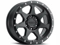 7X SATIN BLACK 17X8.5 6X139.7 +18MM