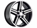 REV WHEELS REPLICA 652 SERIES IROK 20X9 5x127/5x5 +0MM OS MACHINED FACE/BLACK