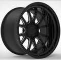 Method Raised MR802 20x9 / 6x5.5 BP / 0mm Offset / 106.25mm Bore - Double Black Milled Wheel