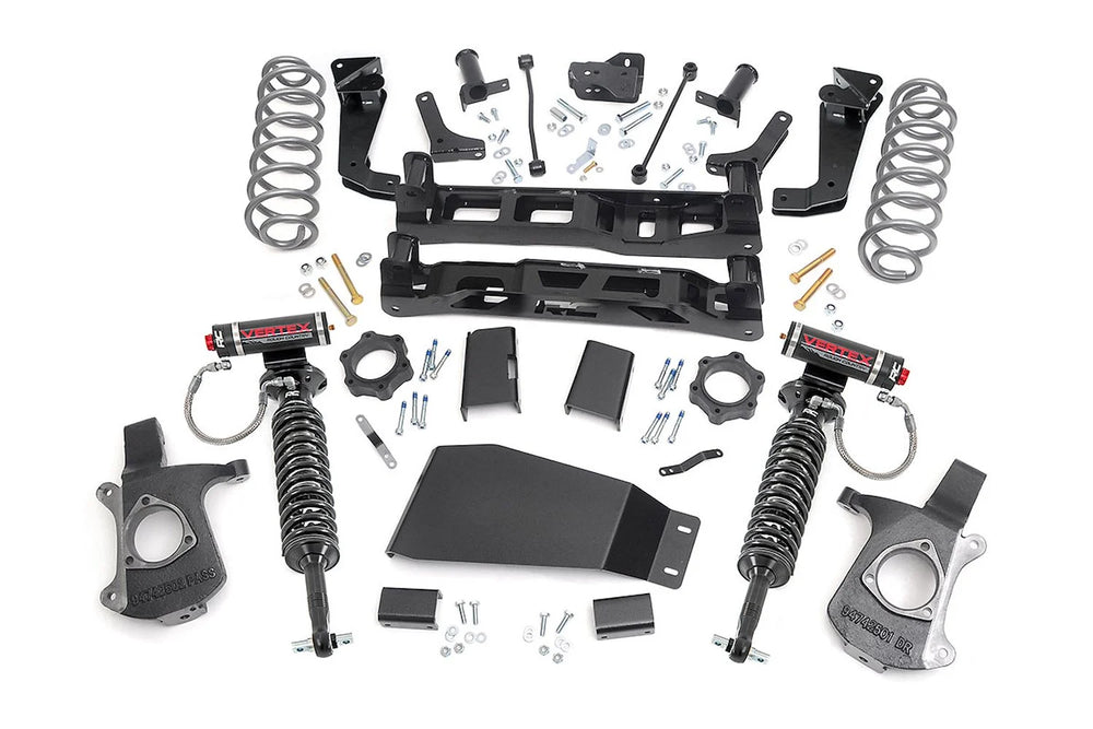 2x 680001 1x 286BOX1 1x 229BOX2 1x 9231 1x 1264BOX3 7 Inch Lift Kit Vertex Coilovers Chevy GMC SUV 1500 (07-14)