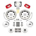 Wilwood 73-76 Porsche 914 Front Powerlite Brake Kit Plain Face - Red