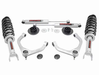 1x 501086 1x 23141 1x 31201 1x 1358 3 Inch Lift Kit N3 Struts Shocks Ram 1500 4WD (2012-2018 Classic)