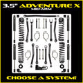 Rock Krawler 07-18 Jeep Wrangler JKU 4DR 3.5in Adventure X System - Stage 1