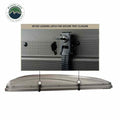 Overland Vehicle Systems HD Bundu 4 - Hard Shell Roof Top Tent 4 Person Grey Body Black Rainfly