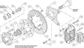 Wilwood Forged Dynalite Front Kit 12.19in Drilled Red 71-80 Pinto/Mustang II Disc & Drum