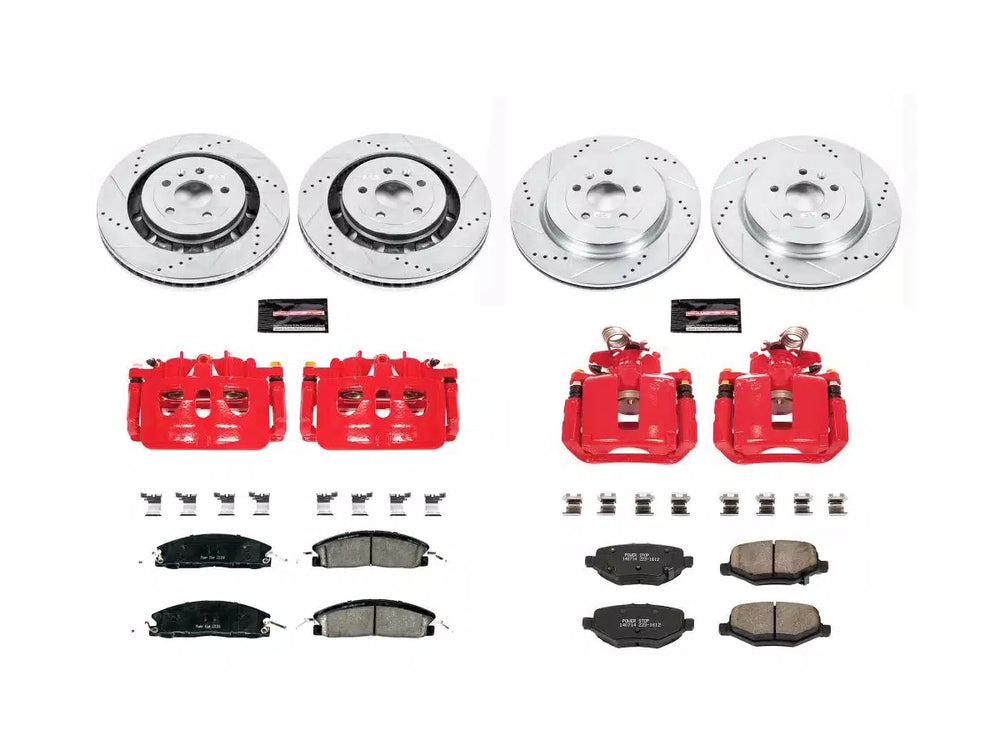 Power Stop 13-19 Ford Explorer Front & Rear Z23 Evolution Sport Brake Kit w/Calipers