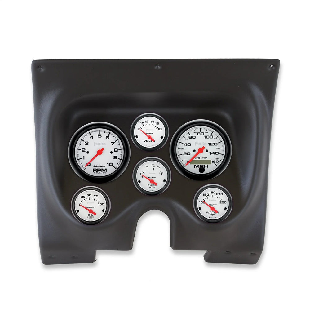6768 CAMARO/FIREBIRD DIRECT FIT DASH KIT TACH/MPH/FUEL/OIL P/WTMP/VOLT PHANTOM