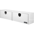18X16X72 INCH WHITE SMOOTH ALUMINUM TOPSIDER TRUCK BOX
