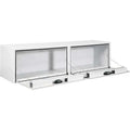 18X16X72 INCH WHITE SMOOTH ALUMINUM TOPSIDER TRUCK BOX