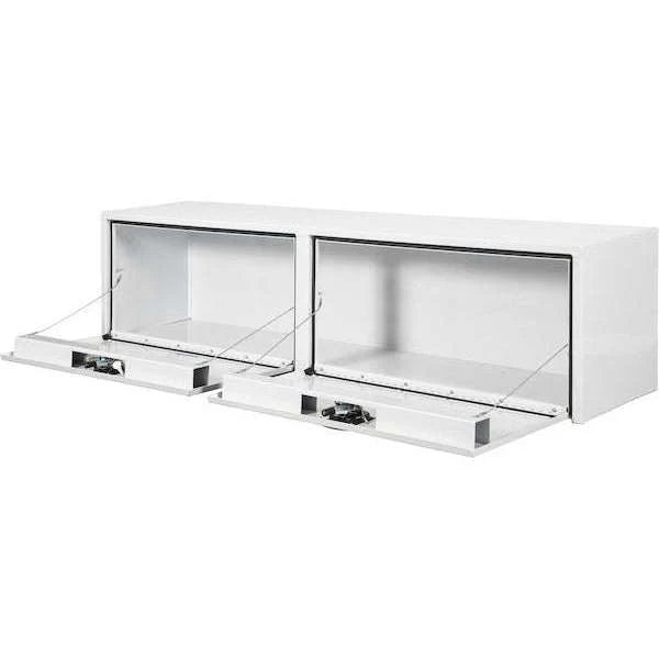 18X16X72 INCH WHITE SMOOTH ALUMINUM TOPSIDER TRUCK BOX