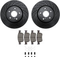 R1 Concepts E- Line Series Brake Rotor with Ceramic Brake Pads Hdw
