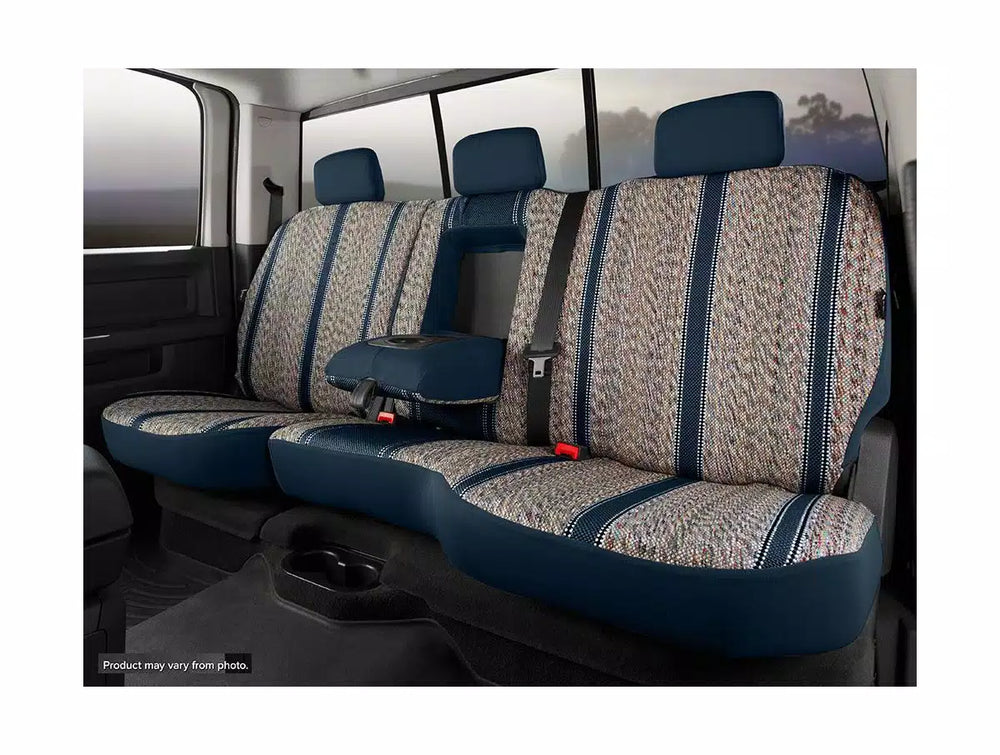 0713 SILVERADO/SIERRA 1500/0714 HD TR SEAT COVER NAVY REAR SPLIT 60/40