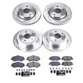 Power Stop 01-02 Infiniti G20 Front and Rear Semi-Coated Rotor Kit