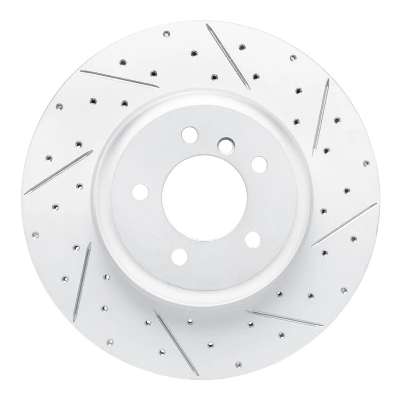 R1 11-16 BMW Z4 Front Right Drilled & Slotted Geoperformance Rotor