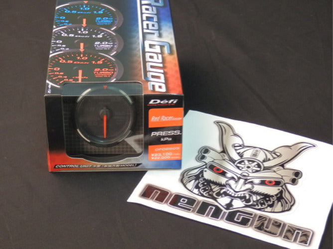 Defi Red Racer Pressure Gauge Metric 52mm 1000 kPa Universal
