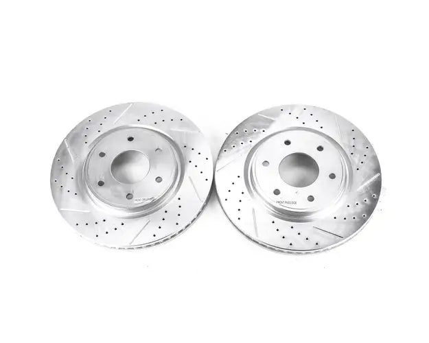Power Stop 05-07 Infiniti QX56 Front Evolution Drilled & Slotted Rotors - Pair