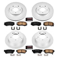 Power Stop 06-08 Hyundai Sonata Front & Rear Z17 Evolution Geomet Coated Brake Kit