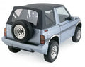 OEM Replacement Soft Top for 1988-1994 Suzuki Sidekick/Geo Tracker, White Rampage