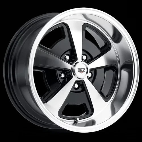 REV WHEELS 109 CLASSIC SERIES MAGNUM 18X8 5x114.3/5x4.5 +0MM OS POLISHED/BLACK