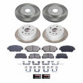 Power Stop 05-06 Toyota Camry Front and Rear Semi-Coated Rotor Kit
