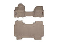 WeatherTech Tan Front and Rear Floorliners - Over The Hump Fits 2025 Ram Truck 1500 4518911-4514282