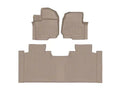 WeatherTech Tan Front Rear FloorLiner HP Fits -20-24 F-150 45697-1-4IM
