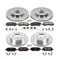 Power Stop 14-17 Infiniti Q50 Front & Rear Z23 Evolution Sport Brake Kit