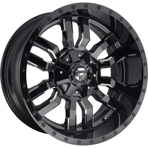 D595 20X10 5X4.5/5.0 GL-BLK-MIL -18