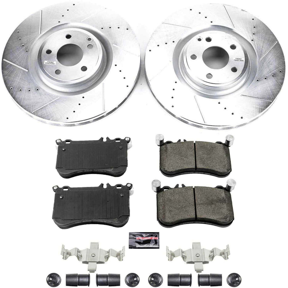 Power Stop 12-18 Mercedes-Benz CLS550 Front Z23 Evolution Brake Kit