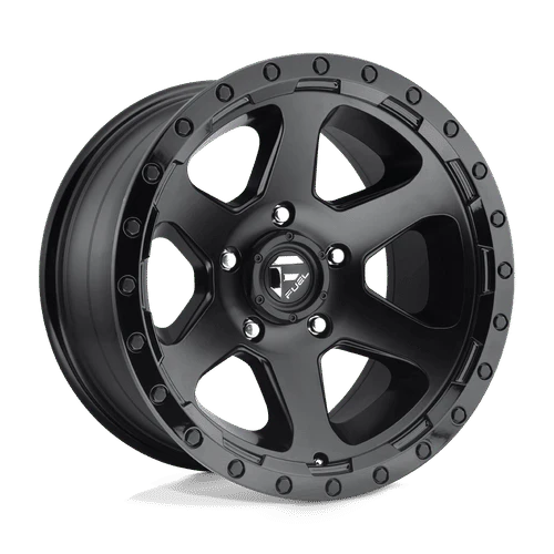 ~(38 lbs. 20X20X12)~ RIPPER 17x9 5x127.00 MATTE BLACK GLOSS BLACK LIP (-12 mm)